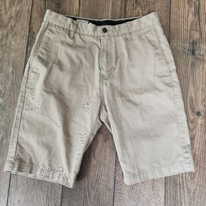 Volcom Khaki Chino Shorts Mens 30
